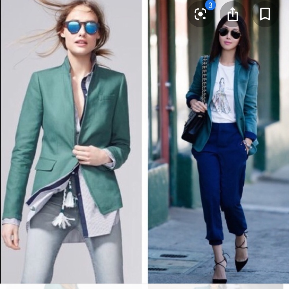 J. Crew Regent Linen Blazer